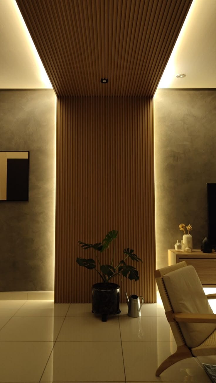 Wood Texture Soffit Louver